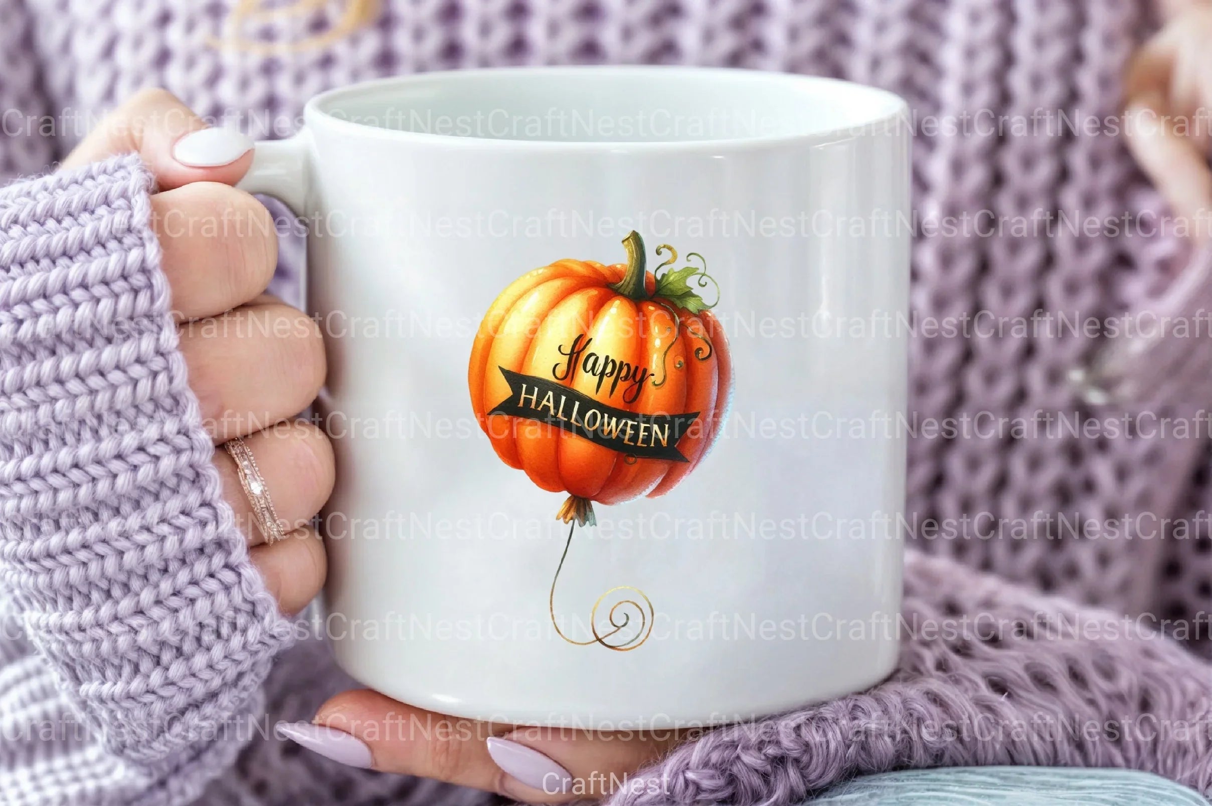 Happy Halloween Bloo Clipart Bundle - CraftNest - Digital Crafting and Art