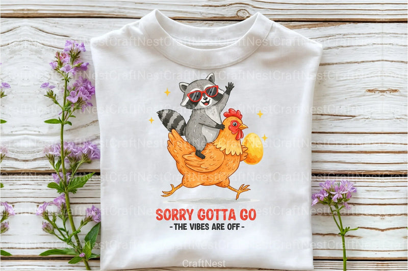 Raccoon Chicken Farm Clipart Bundle - CraftNest - Digital Crafting and Art