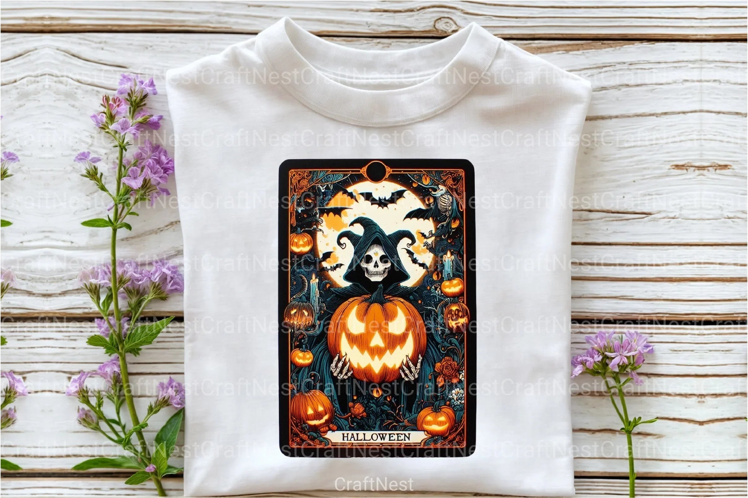 Halloween Tarot Card Clipart Bundle 29 - CraftNest - Digital Crafting and Art