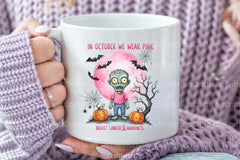 Halloween Breast Cancer Clipart Bundle 4 - CraftNest - Digital Crafting and Art