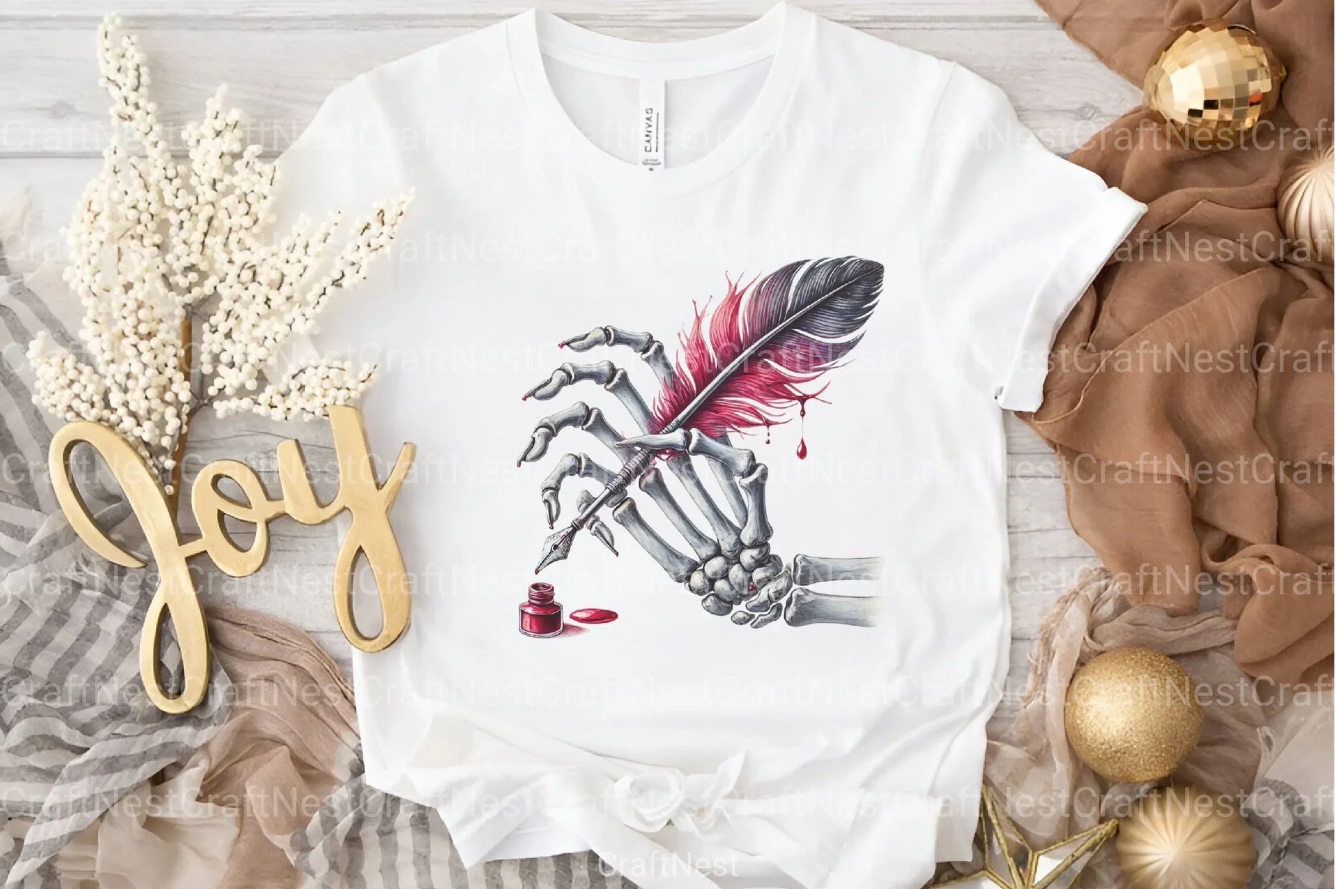 Valentine Skeleton Hand Clipart Bundle 1 - CraftNest - Digital Crafting and Art