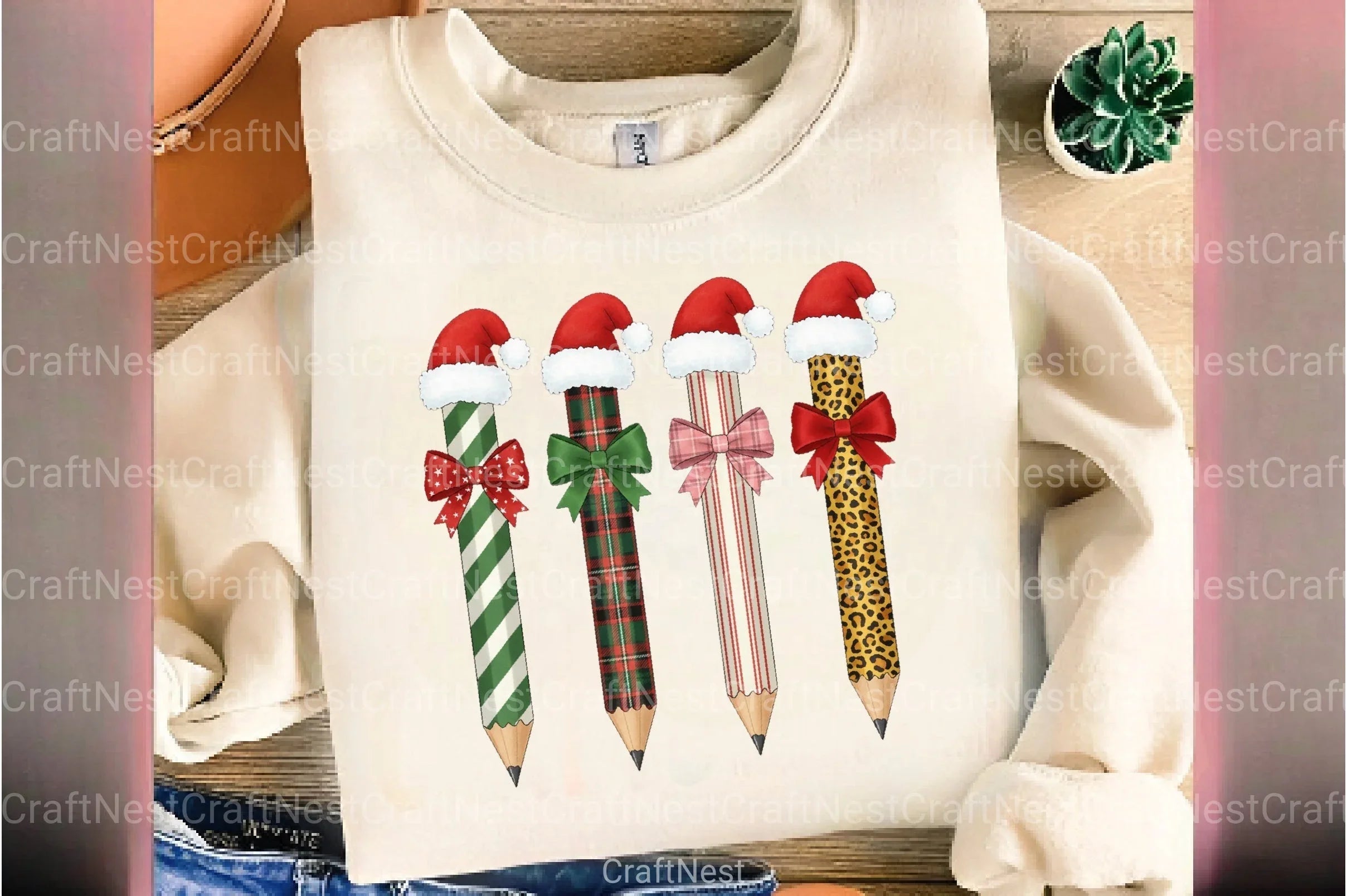 School Christmas Clipart Bundle - CraftNest - Digital Crafting and Art