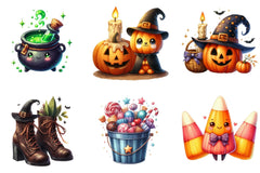 Cute Halloween Clipart Bundle - CraftNest - Digital Crafting and Art