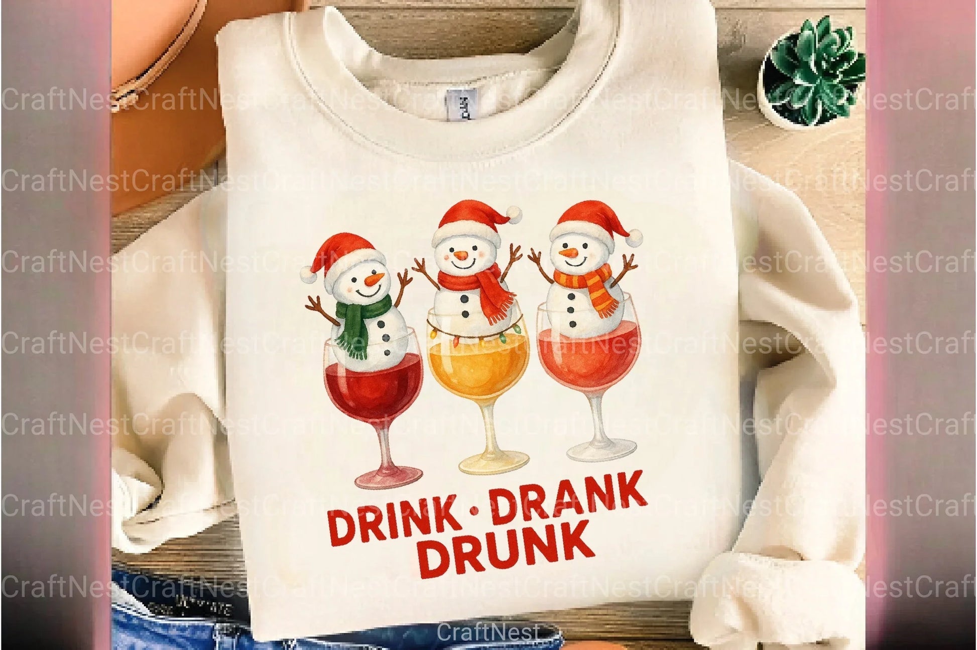 Drink Drank Drunk Clipart Bundle - CraftNest - Digital Crafting and Art