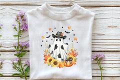 Cute Cowprint Ghost Clipart Bundle - CraftNest - Digital Crafting and Art