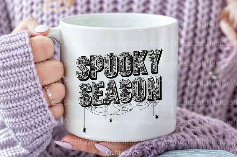 Spooky Season Lace Halloween Gothic Clipart Bundle - CraftNest - Digital Crafting and Art