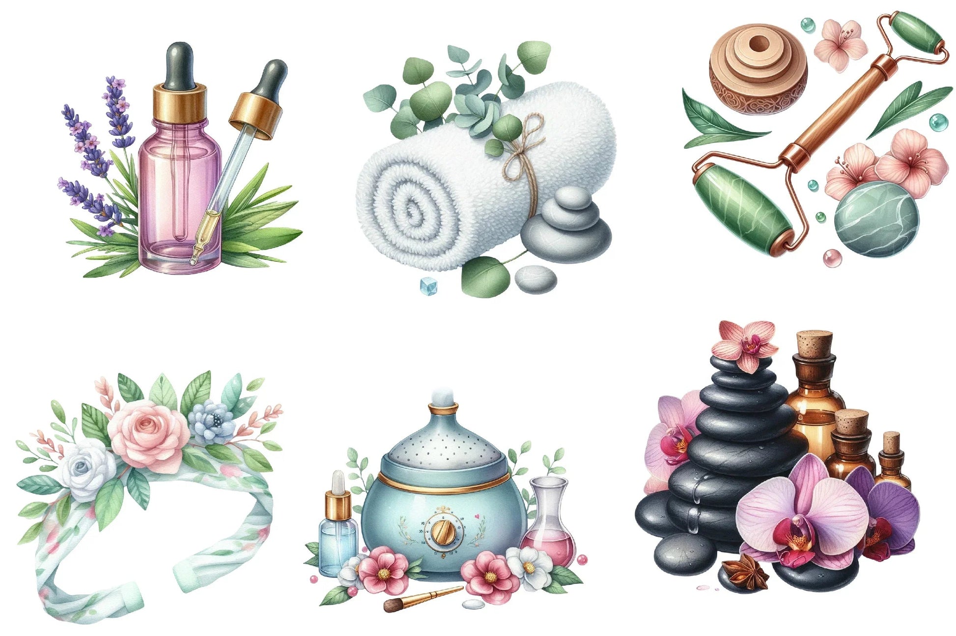 Beauty Spa Clipart Bundle - CraftNest - Digital Crafting and Art