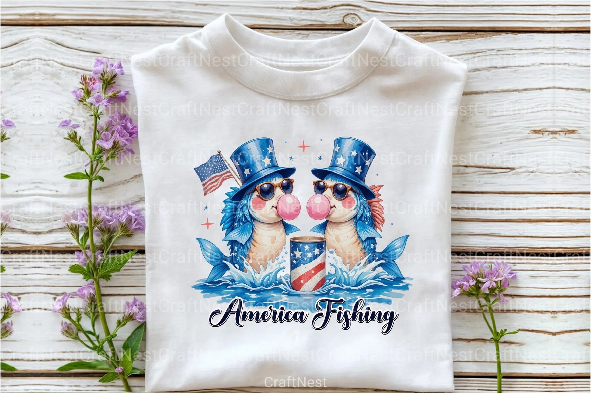 American Fish Clipart Bundle - CraftNest - Digital Crafting and Art