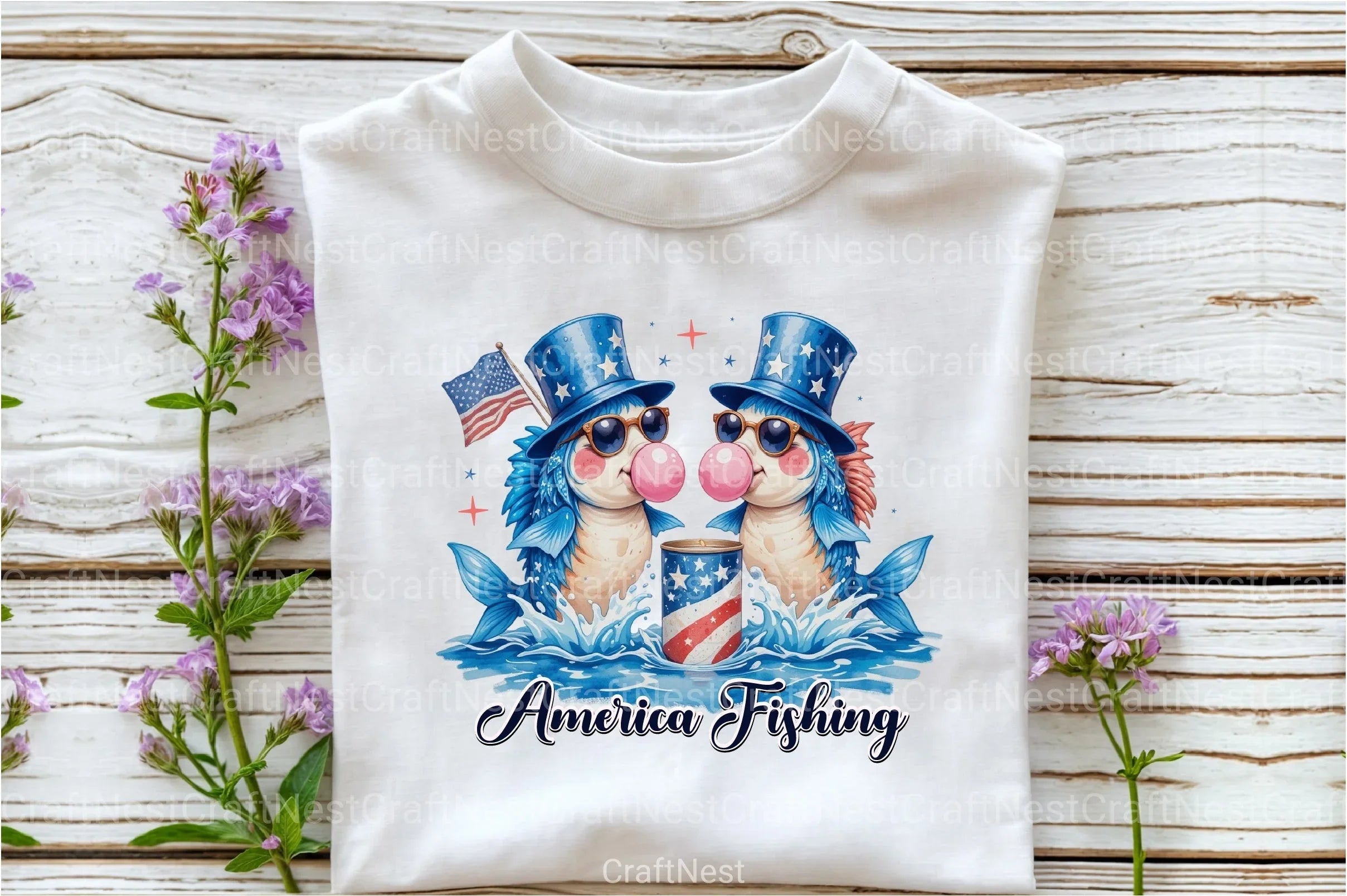 American Fish Clipart Bundle - CraftNest - Digital Crafting and Art