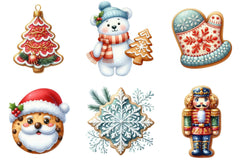Christmas Cookie Clipart Bundle - CraftNest - Digital Crafting and Art