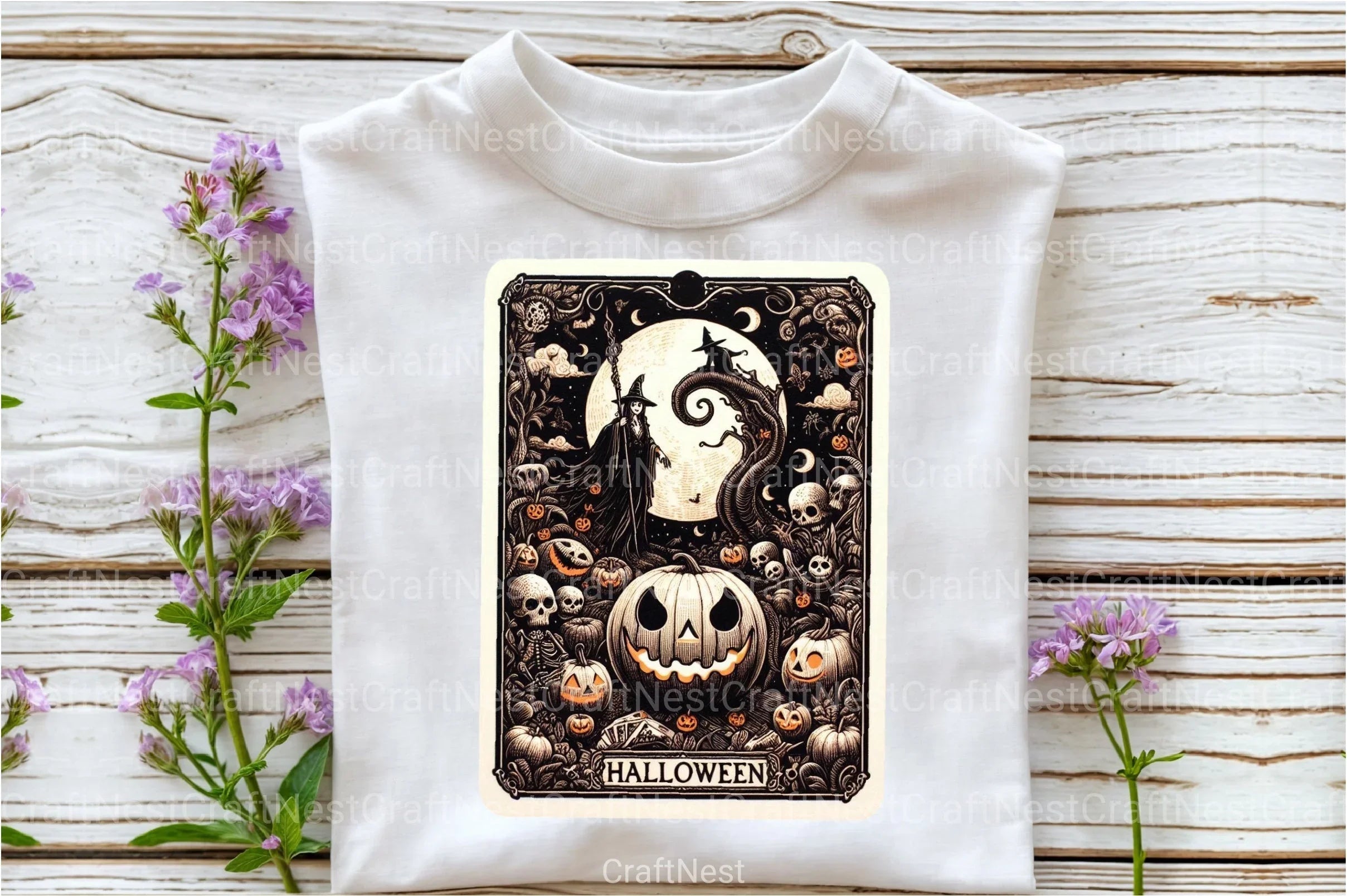 Halloween Tarot Card Clipart Bundle 67 - CraftNest - Digital Crafting and Art