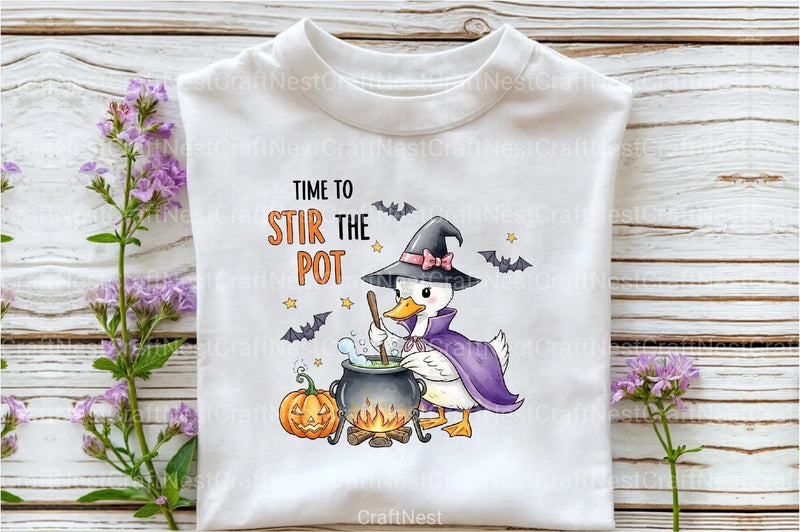 Halloween Goose Clipart Bundle: Stir the Pot - CraftNest - Digital Crafting and Art