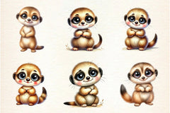 Kawaii Safari Animal Clipart Bundle - CraftNest - Digital Crafting and Art