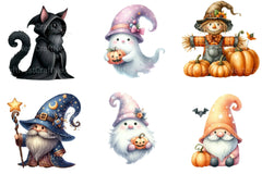 Halloween Gnomes Clipart Bundle - CraftNest - Digital Crafting and Art