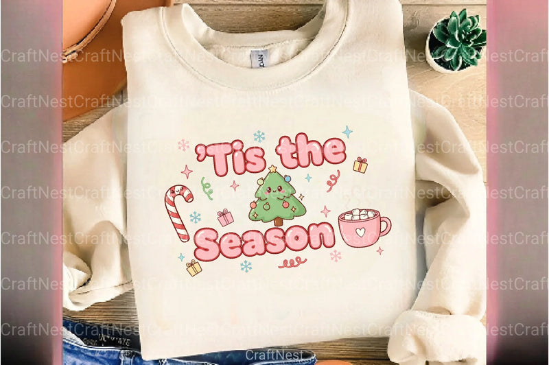 Santa Baby Pinup Pink Christmas Clipart Bundle - CraftNest - Digital Crafting and Art