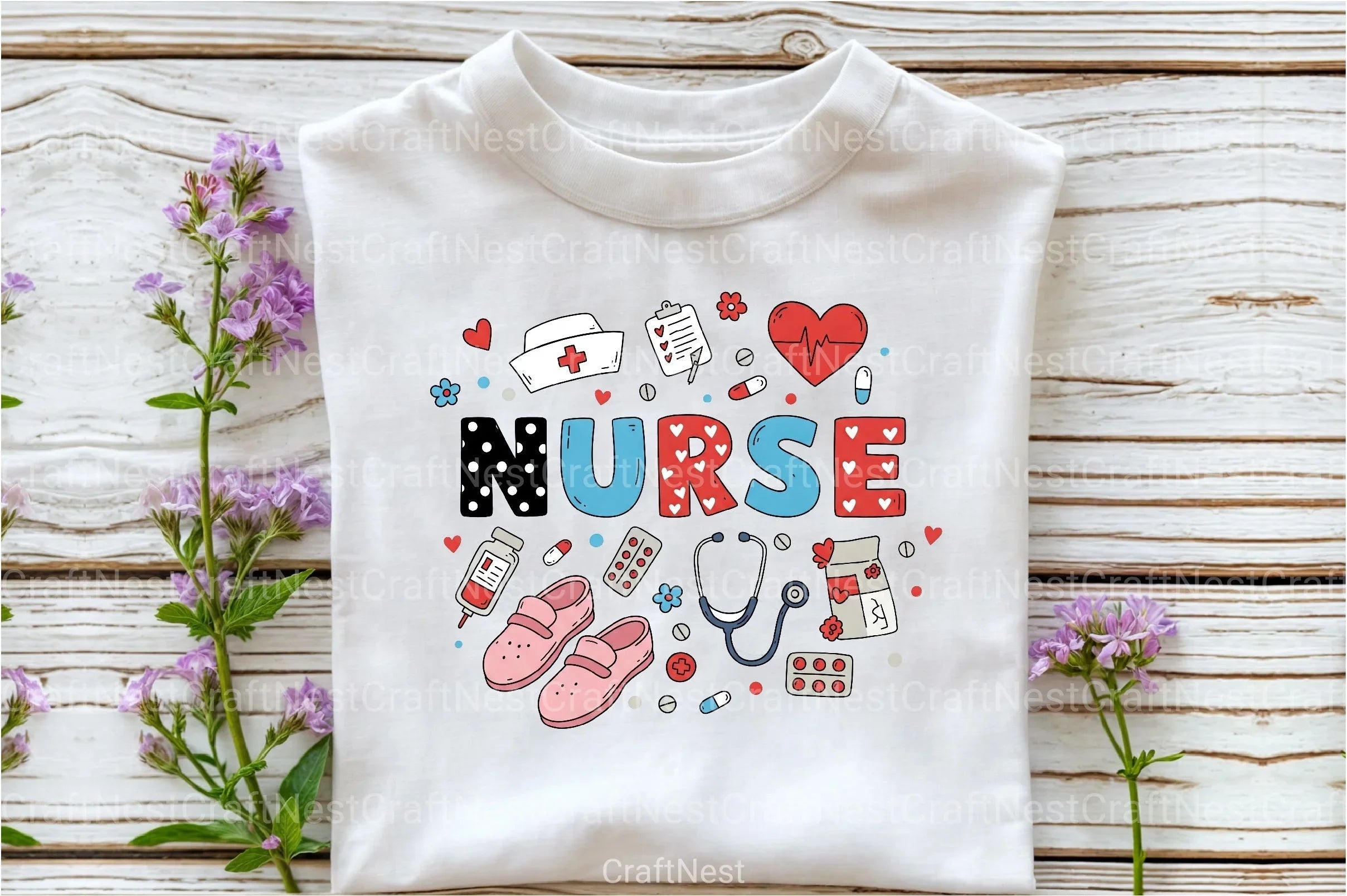 Nurse Design Life Clipart Bundle - CraftNest - Digital Crafting and Art