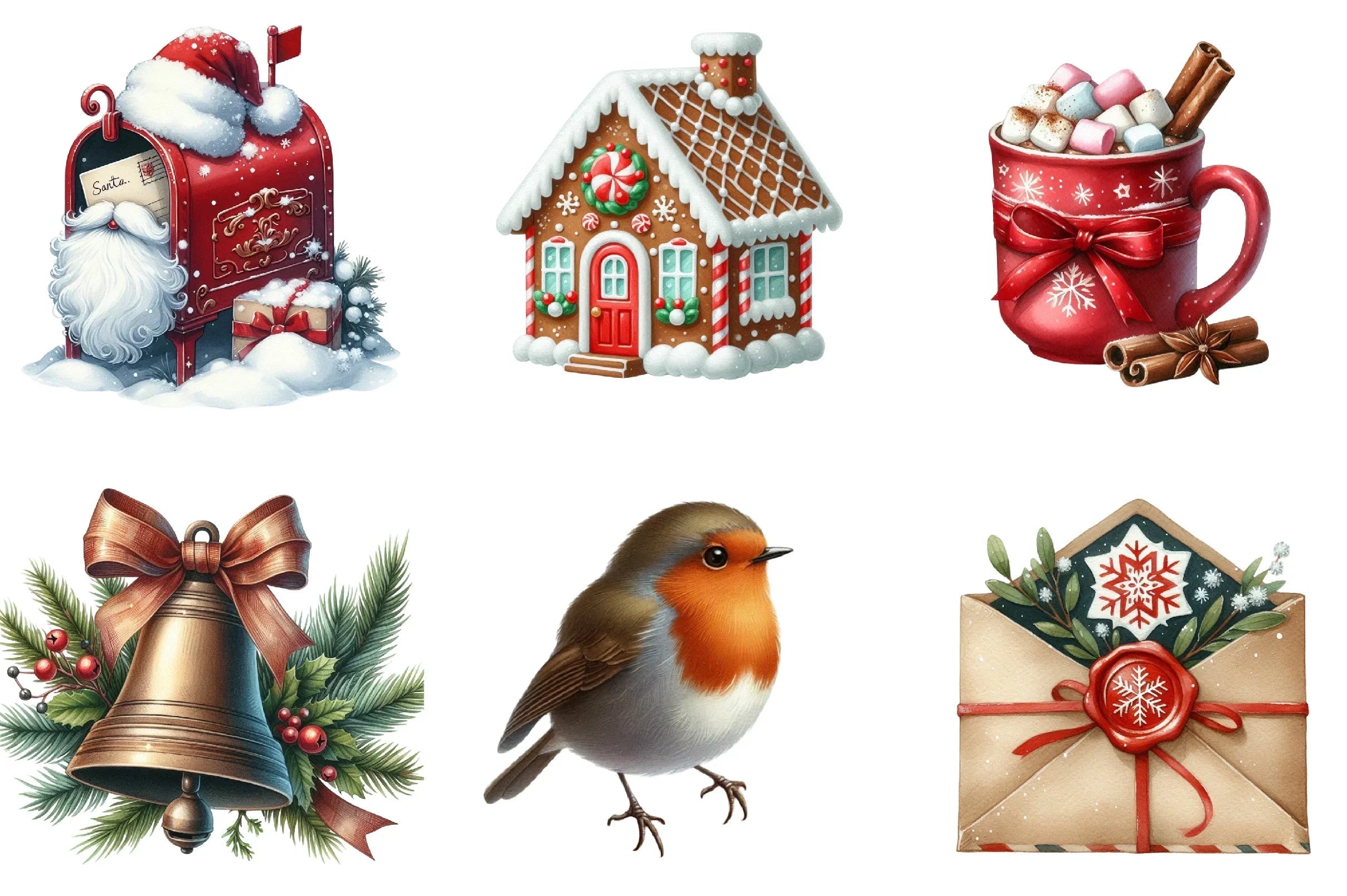 Christmas Winter Clipart Bundle - CraftNest - Digital Crafting and Art
