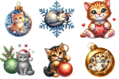 Christmas Ornament & Cat Clipart Bundle - CraftNest - Digital Crafting and Art
