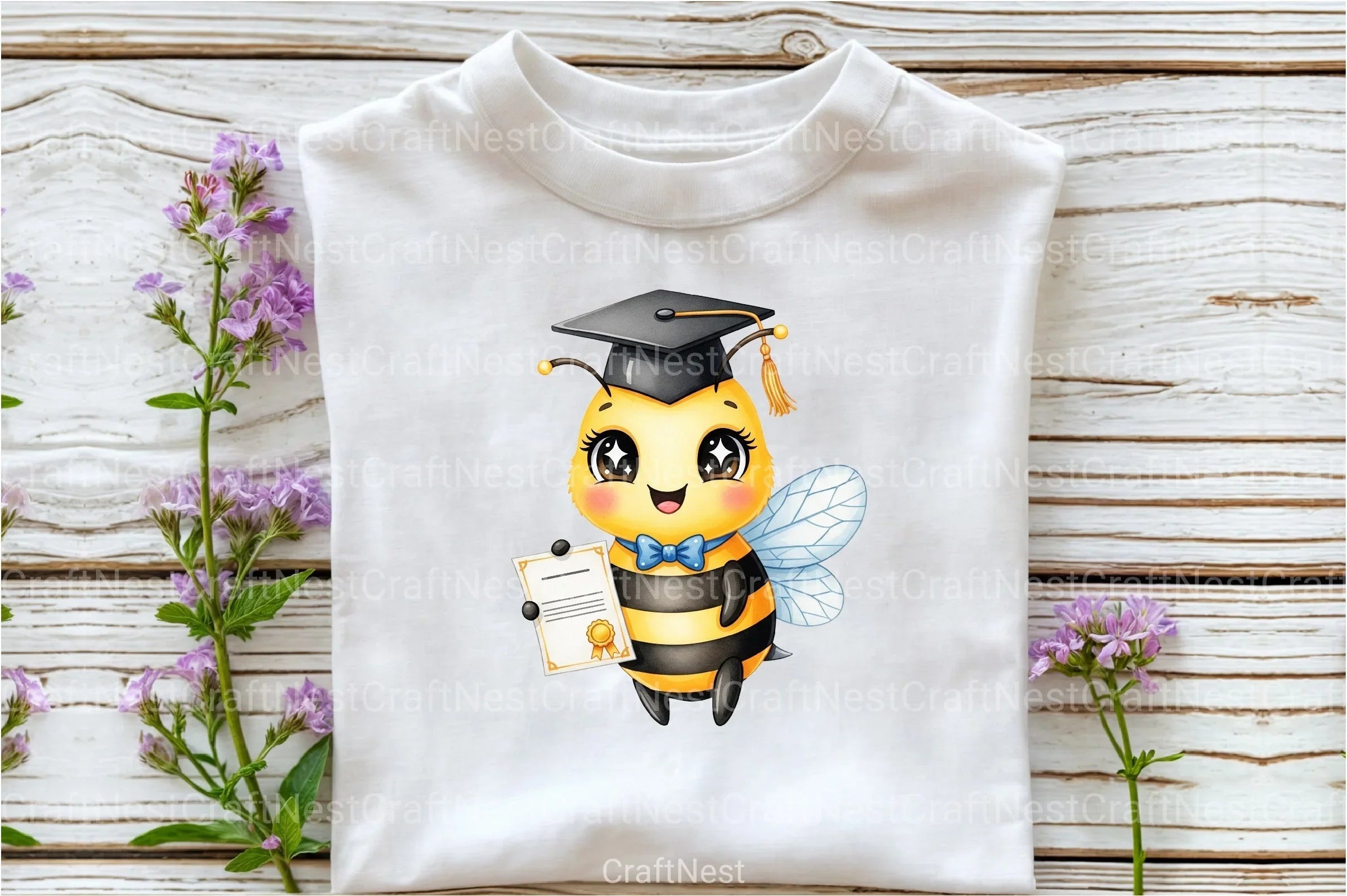 Back to School Bee Clipart Bundle 6 - CraftNest - Digital Crafting and Art