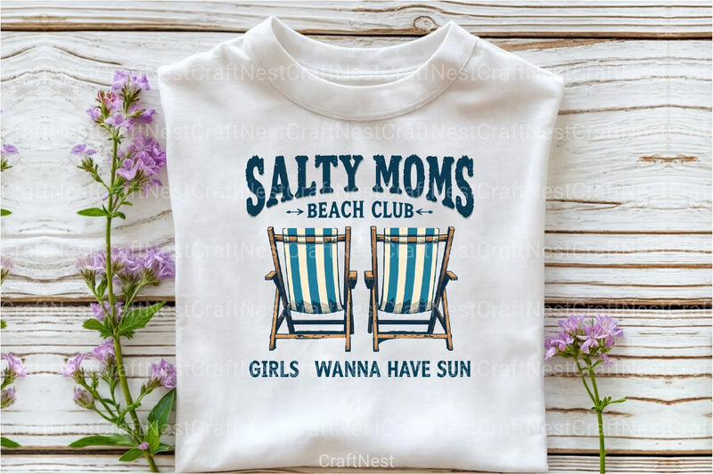 Beach Club Shirt Summer Girl Clipart Bundle - CraftNest - Digital Crafting and Art