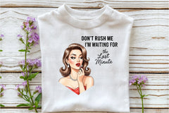 Sarcastic Funny Girl Can't Adult Today Clipart Bundle 18 - CraftNest - Digital Crafting and Art