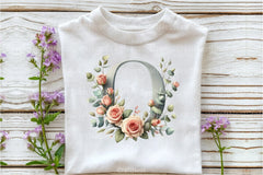 Floral Alphabet Clipart Bundle 6 - CraftNest - Digital Crafting and Art