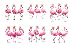 Funny Flamingo Clipart Bundle - CraftNest - Digital Crafting and Art
