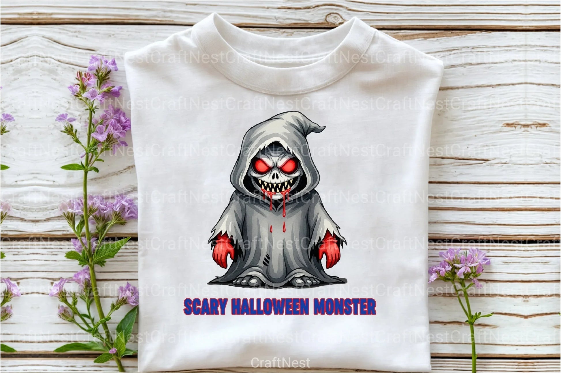 Scary Halloween Monster Clipart Bundle - CraftNest - Digital Crafting and Art