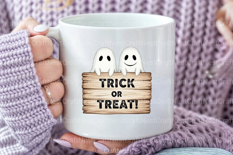 Smiling Ghosts Clipart Bundle for Halloween - CraftNest - Digital Crafting and Art