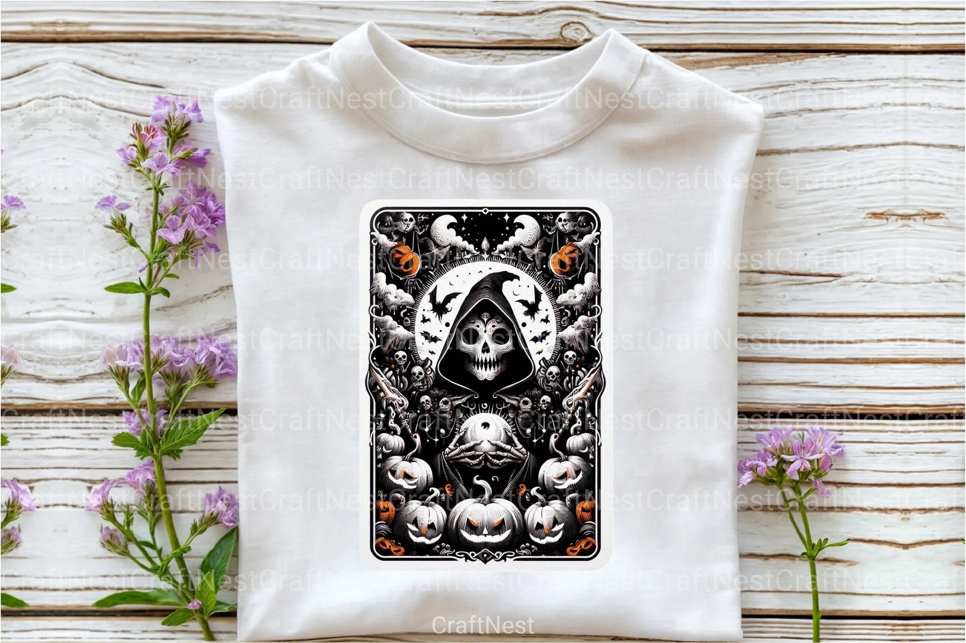 Halloween Tarot Card Clipart Bundle 77 - CraftNest - Digital Crafting and Art