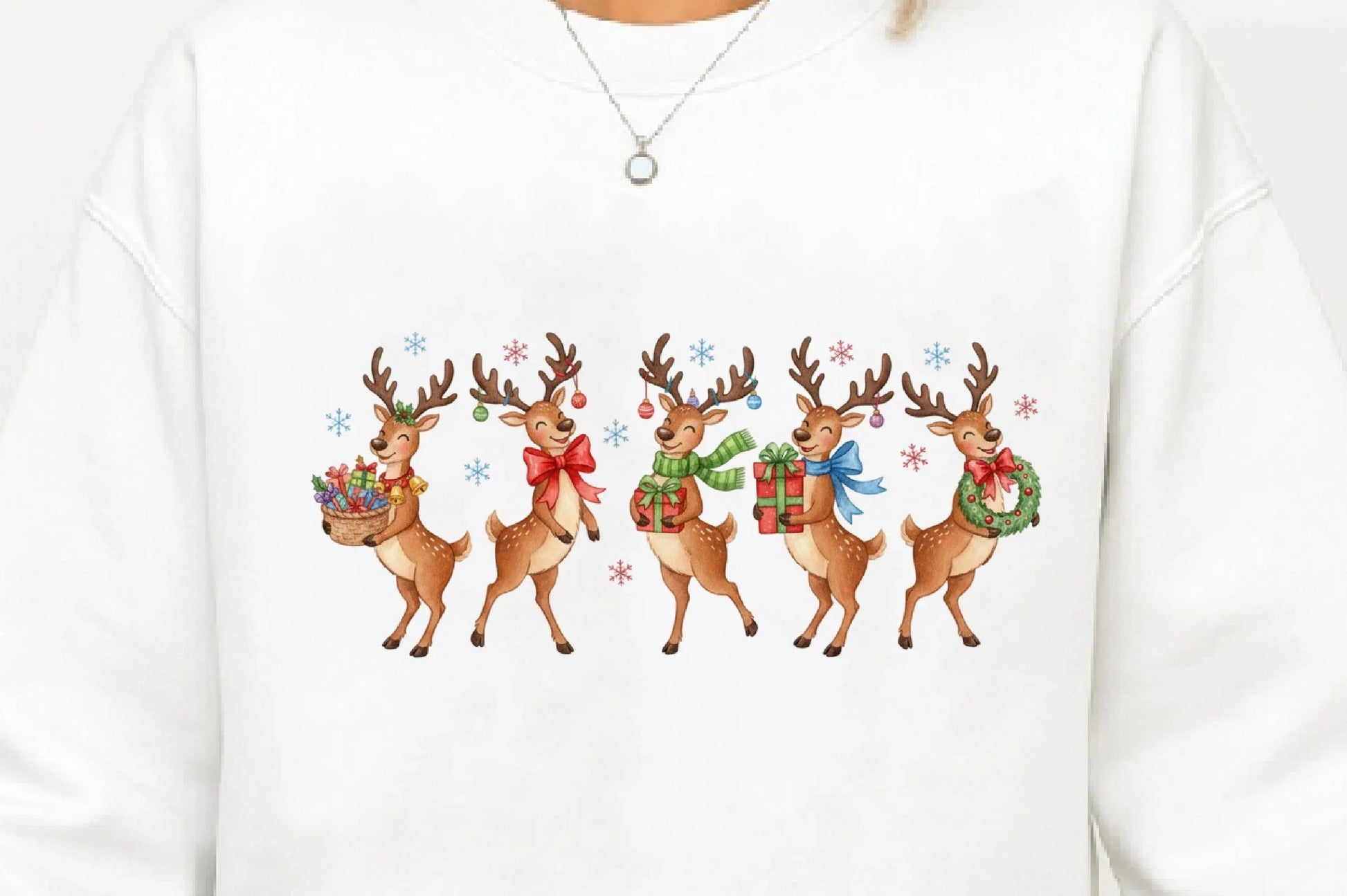 Funny Vintage Christmas Reindeer Clipart Bundle - CraftNest - Digital Crafting and Art