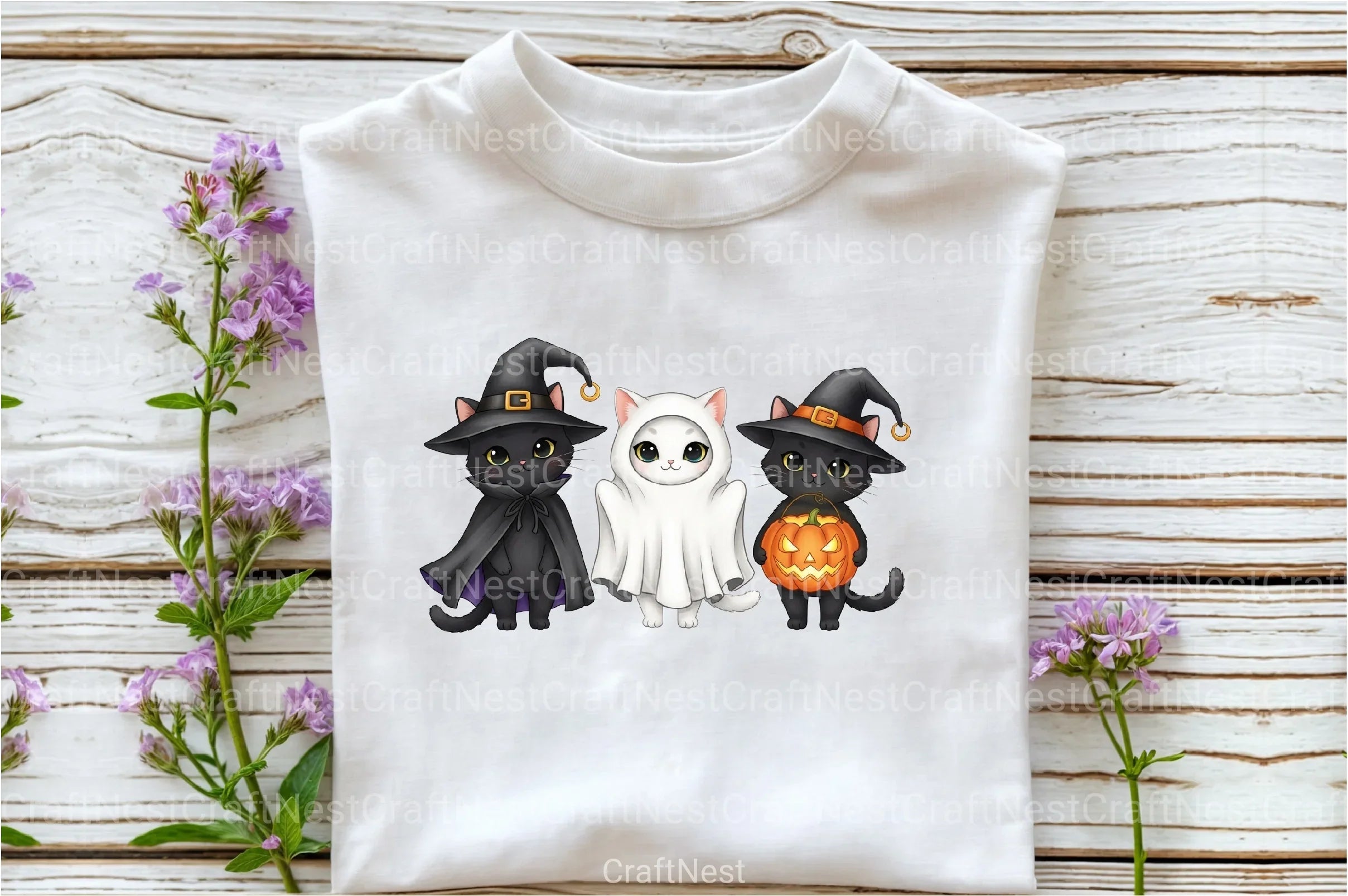 Halloween Cat Clipart Bundle 13 - CraftNest - Digital Crafting and Art
