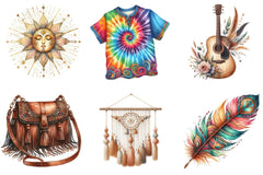 Hippie Clipart Bundle - CraftNest - Digital Crafting and Art