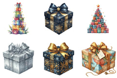 Christmas Gifts Clipart Bundle 99 - CraftNest - Digital Crafting and Art
