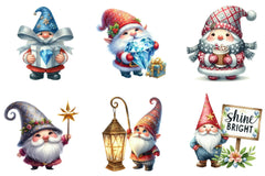 Diamond Gnome Clipart Bundle - CraftNest - Digital Crafting and Art
