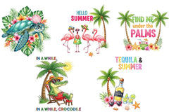Summer Season Quotes Clipart Bundle - CraftNest - Digital Crafting and Art