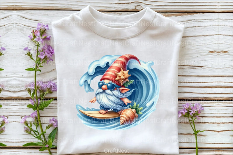 Seashell Gnome Clipart Bundle 3 - CraftNest - Digital Crafting and Art