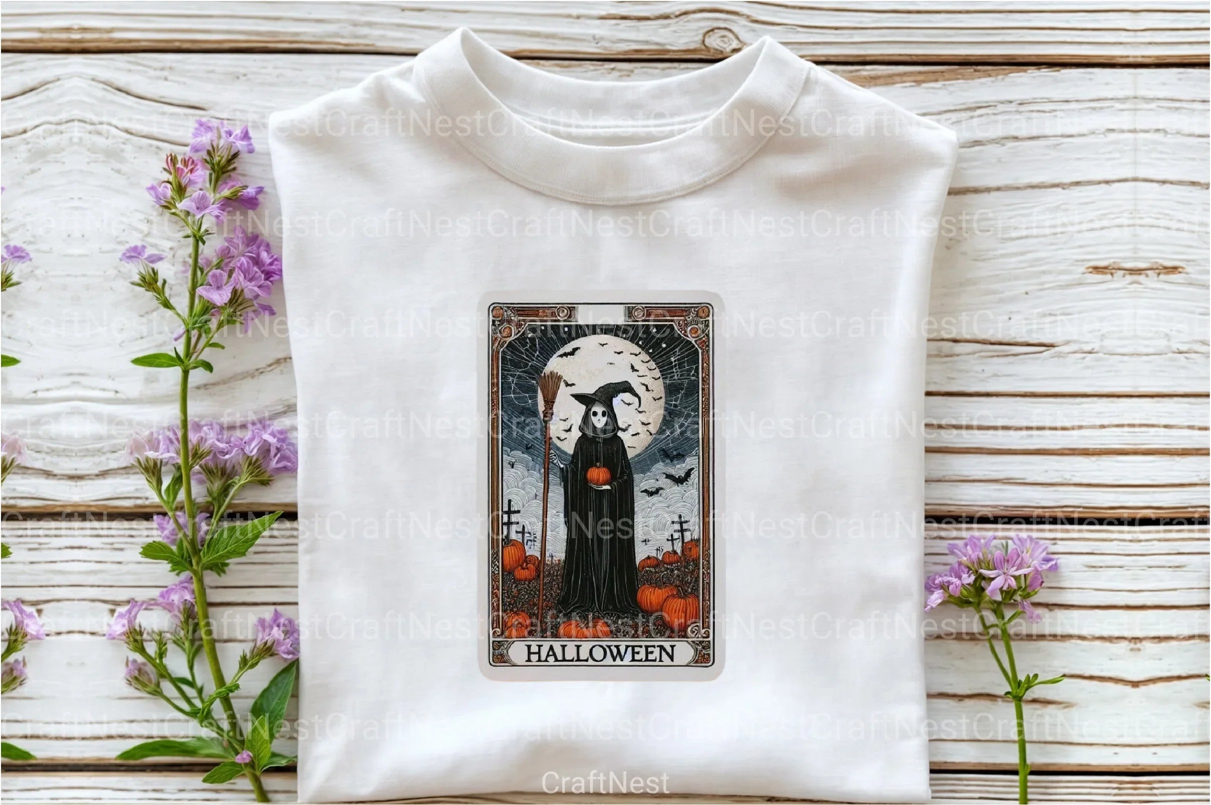 Halloween Tarot Card Clipart Bundle 20 - CraftNest - Digital Crafting and Art