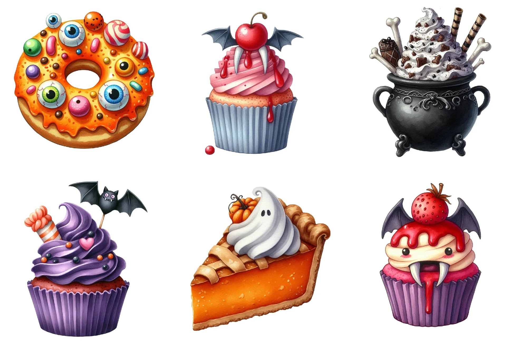 Halloween Bakery Clipart Bundle - CraftNest - Digital Crafting and Art