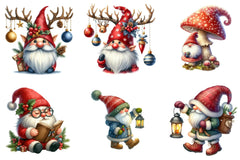 Cozy Christmas Gnomes Clipart Bundle - CraftNest - Digital Crafting and Art