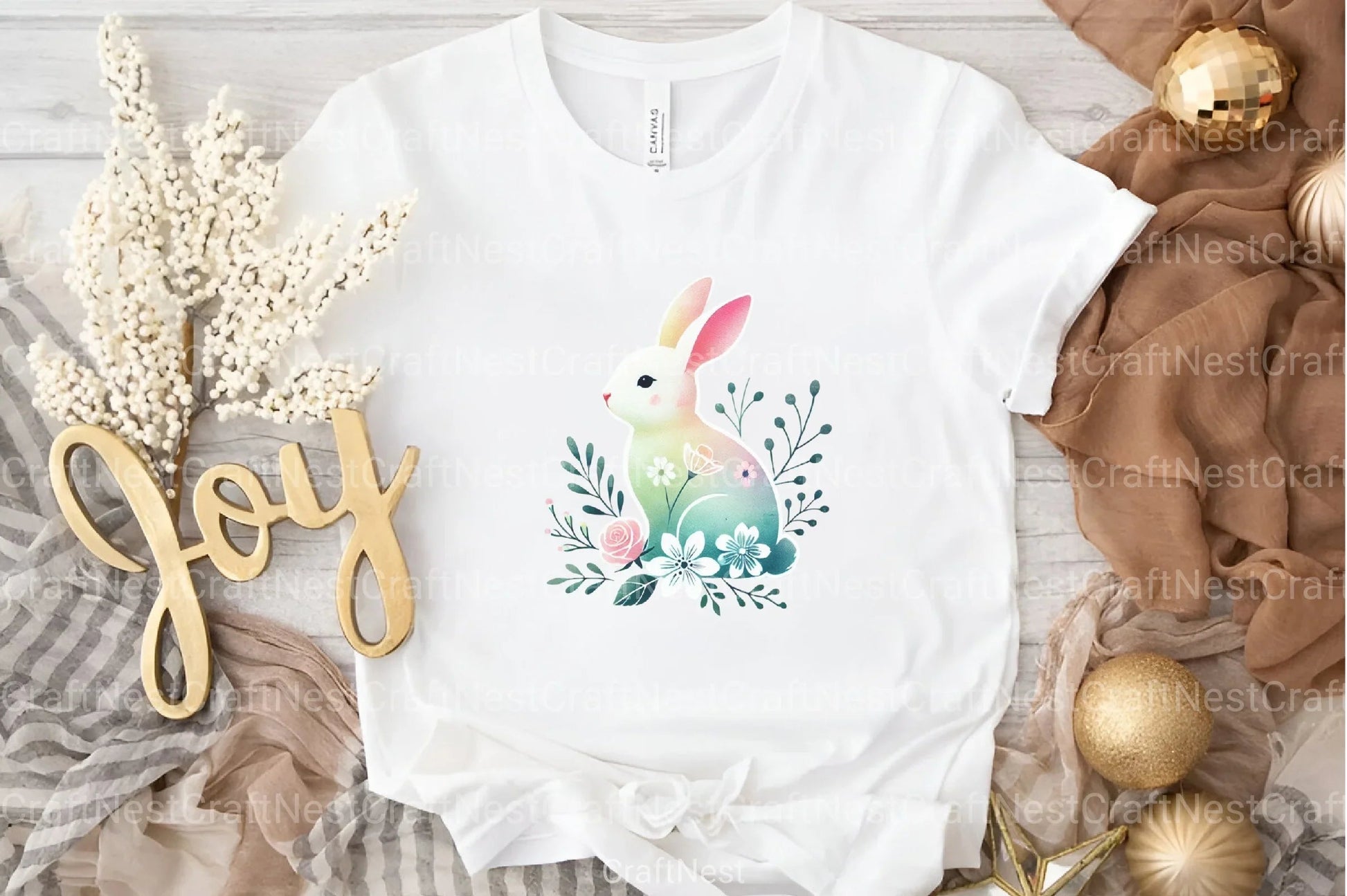 Easter Bunny Clipart Bundle 13 - CraftNest - Digital Crafting and Art