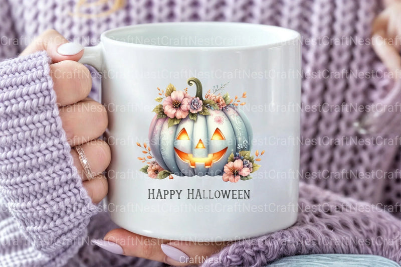 Happy Halloween Ghost Clipart Bundle - CraftNest - Digital Crafting and Art