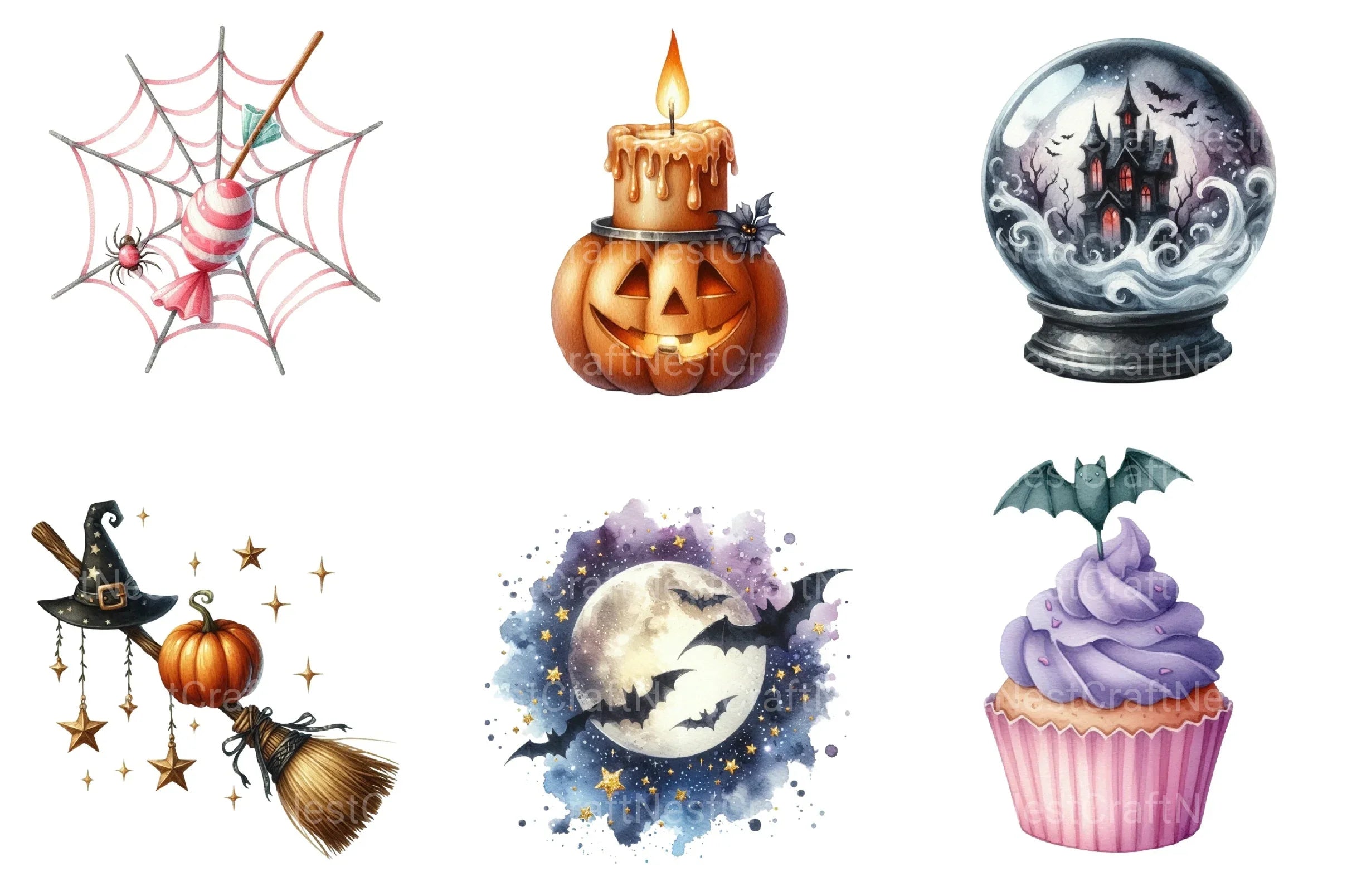 Halloween Clipart Bundle - CraftNest - Digital Crafting and Art