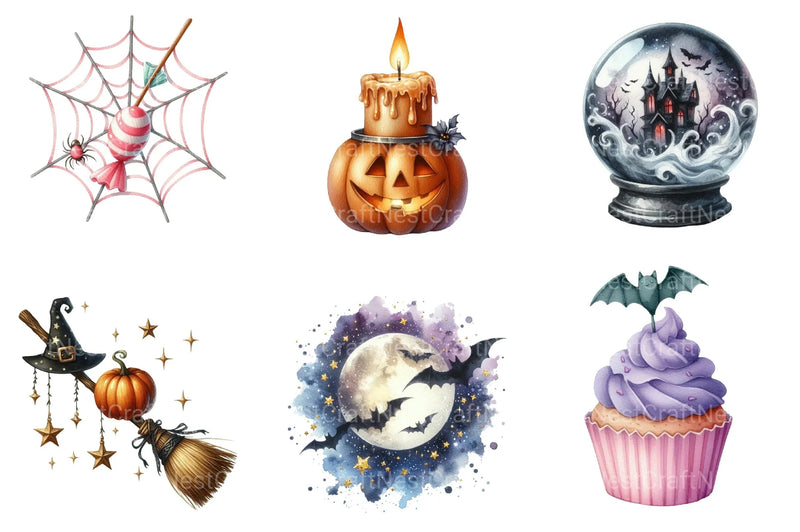 Halloween Clipart Bundle - CraftNest - Digital Crafting and Art
