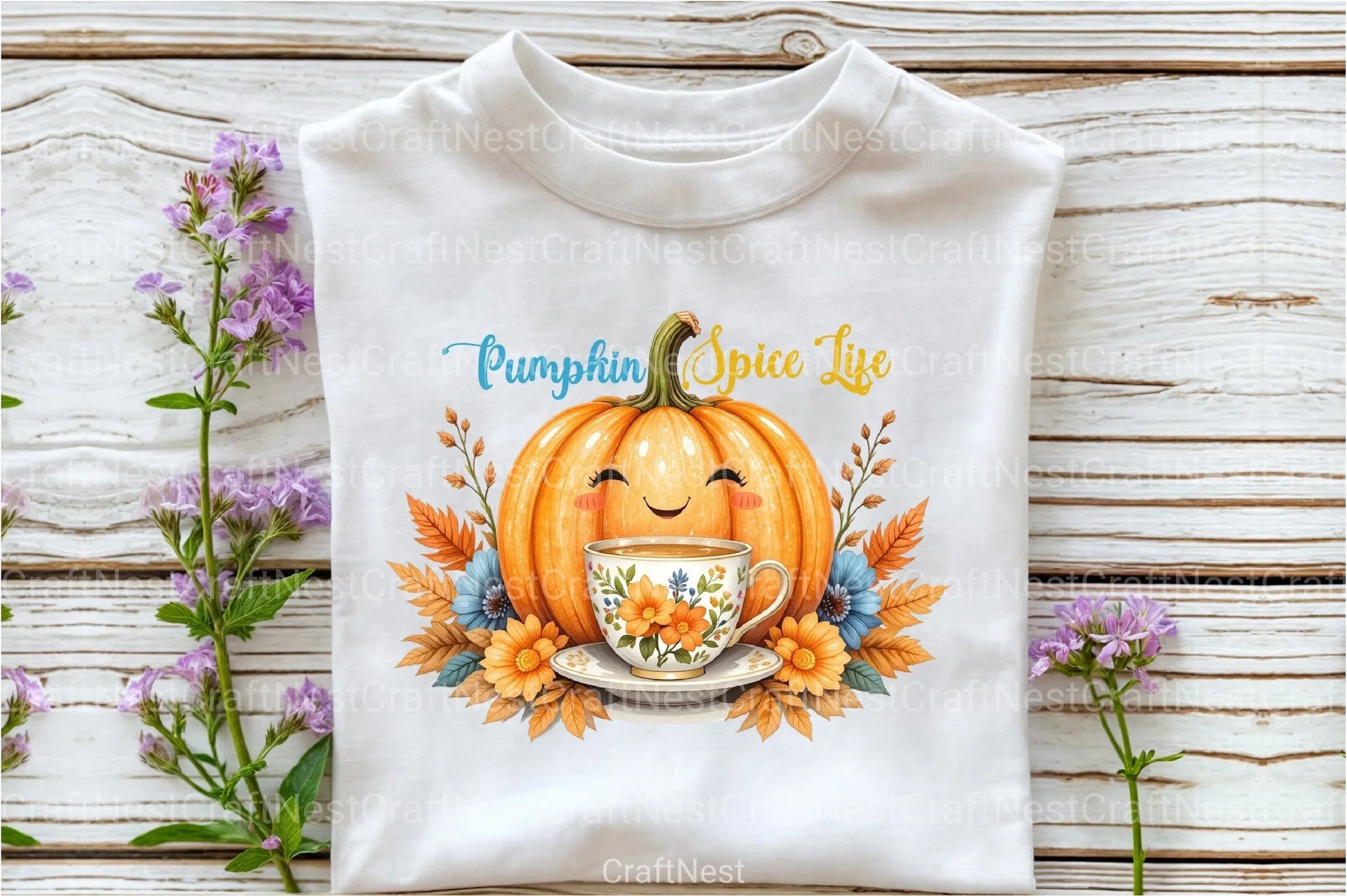 Pumpkin Spice Life Digital Clipart Bundle - CraftNest - Digital Crafting and Art