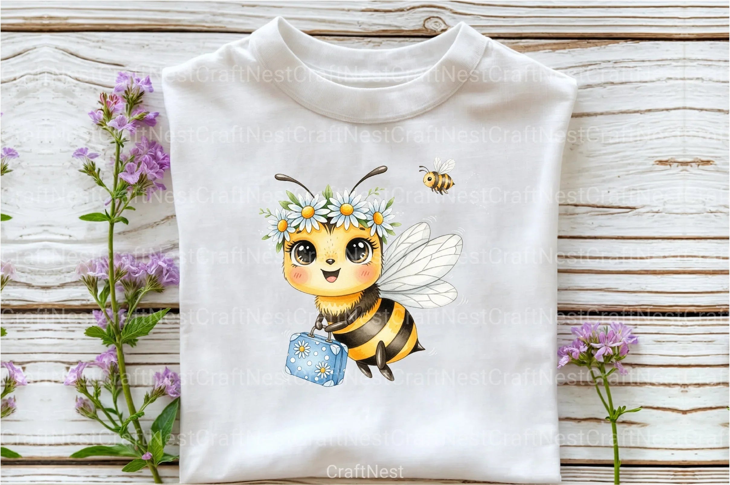 Back to School Bee Clipart Bundle 4 - CraftNest - Digital Crafting and Art