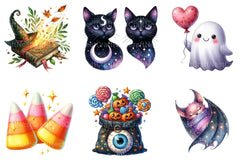 Halloween Clipart Bundle 53 - CraftNest - Digital Crafting and Art