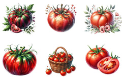 Tomatoes Clipart Bundle - CraftNest - Digital Crafting and Art
