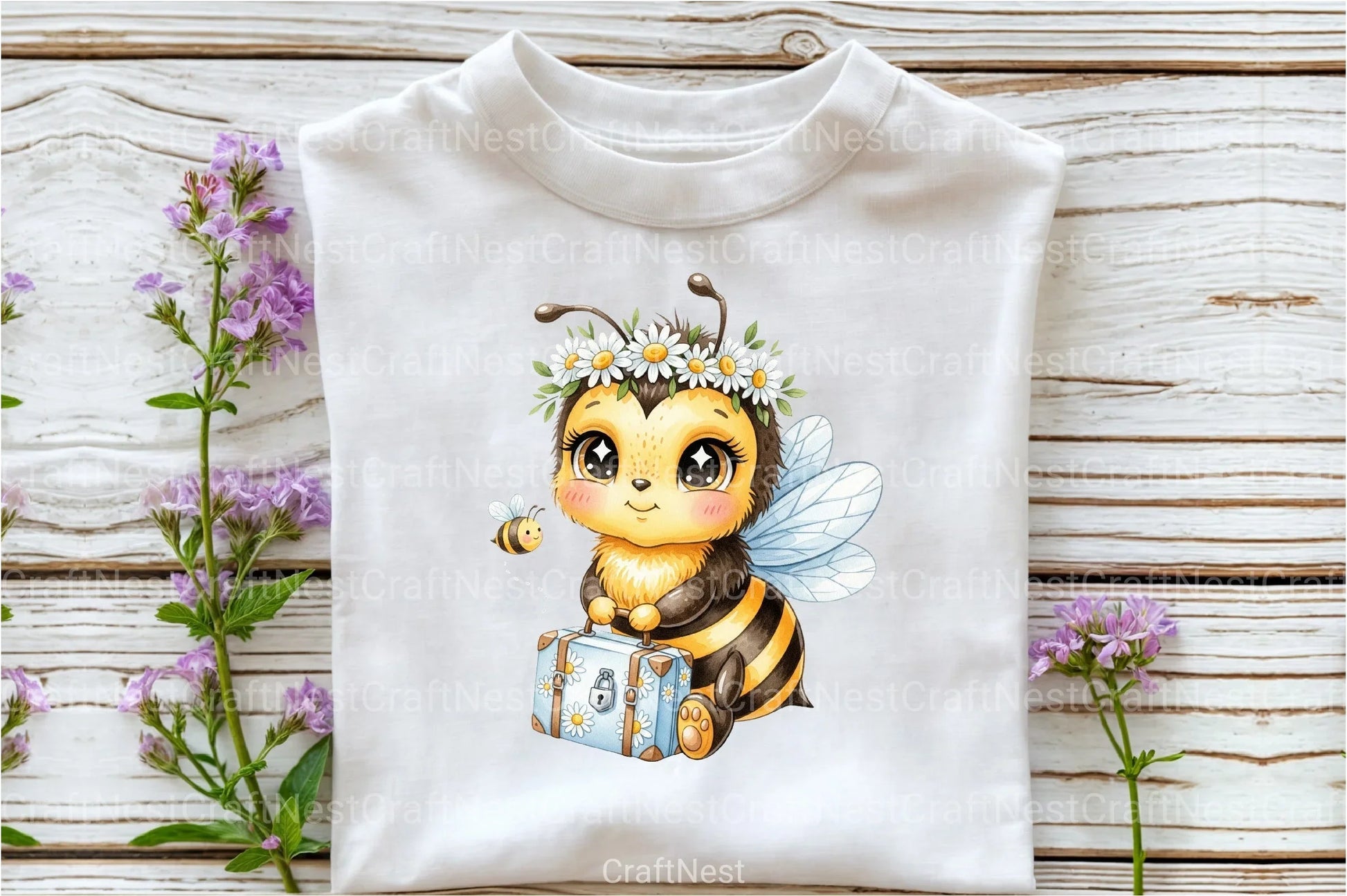 Back to School Bee Clipart Bundle 9 - CraftNest - Digital Crafting and Art