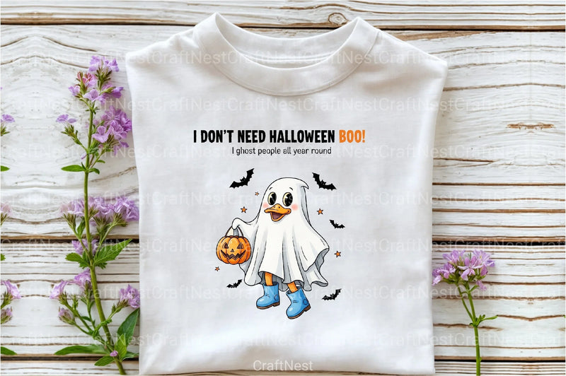 Funny Goose Clipart Bundle: No Need for Halloween - CraftNest - Digital Crafting and Art